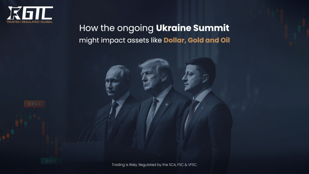 “Market Outlook: The Ukraine Summit’s Potential Impact on the Dollar, Gold, and Oil” image