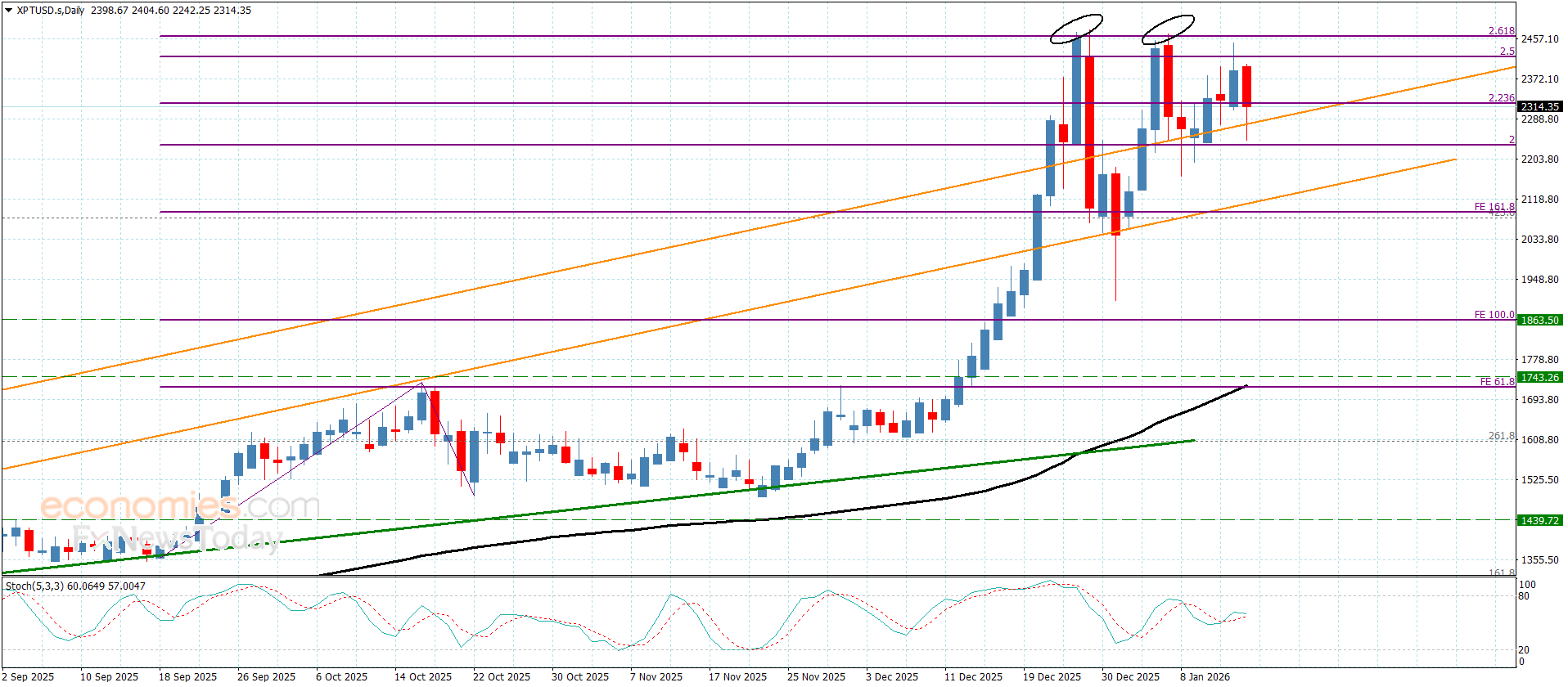 “Platinum price repeatedly tests support – Forecast – 15/01/2026” 13
